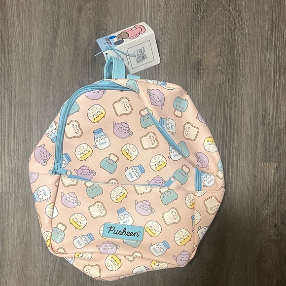 Pusheen Other - Pusheen Pink and Blue Bread Pattern Backpack